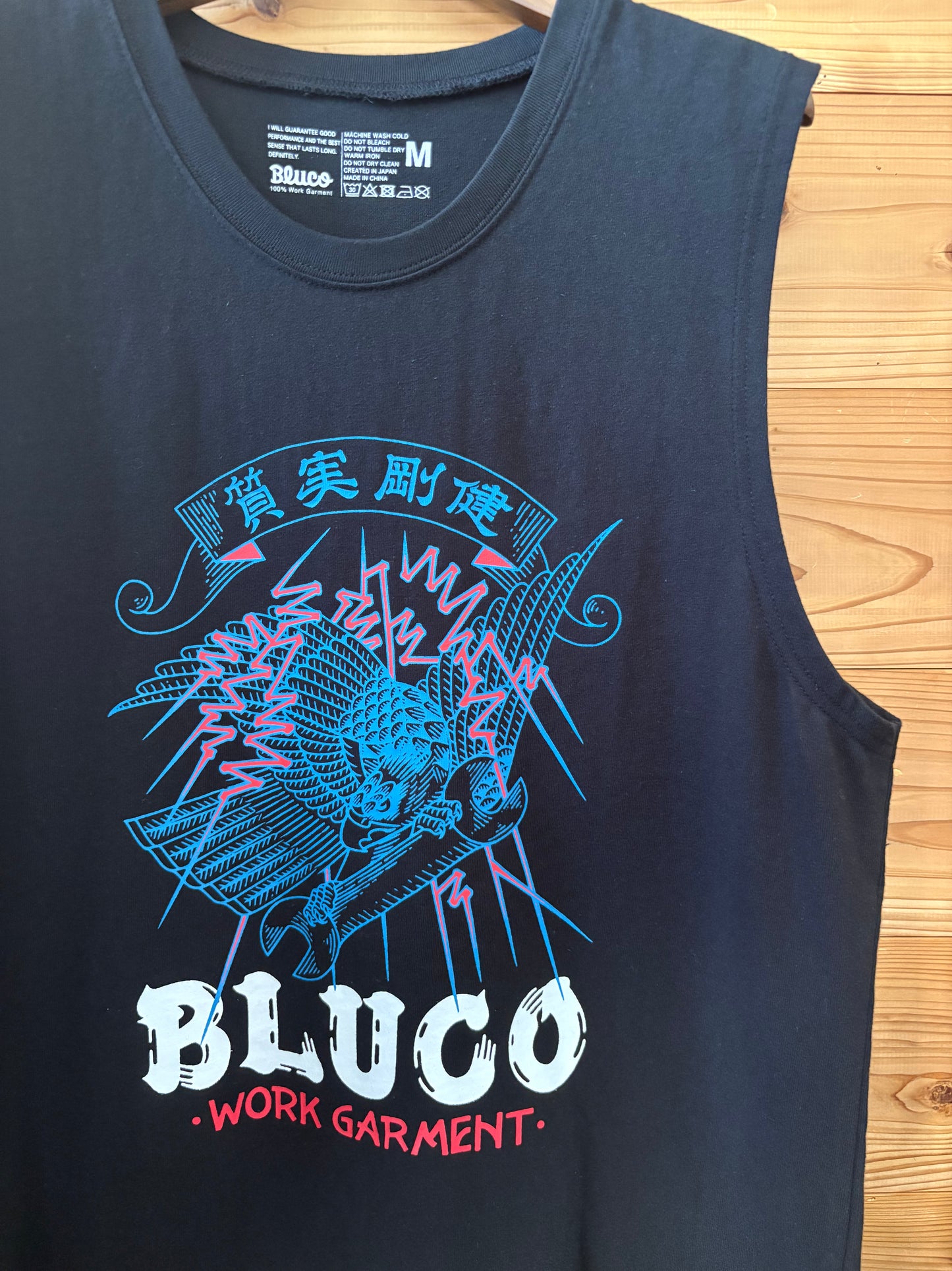ノースリーブ プリントTシャツ -遊鷹-