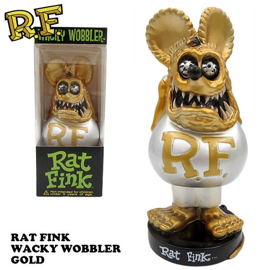 ラットフィンク ボビングヘッド　GOLD【RAT FINK】